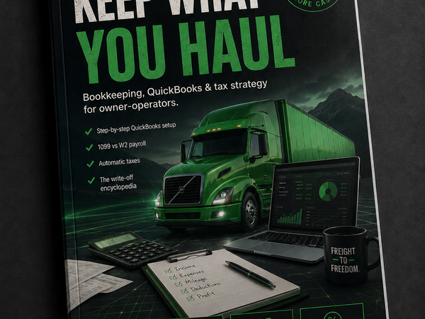 Keep What You Haul — Trucking Bookkeeping & Tax Guide (2026)
